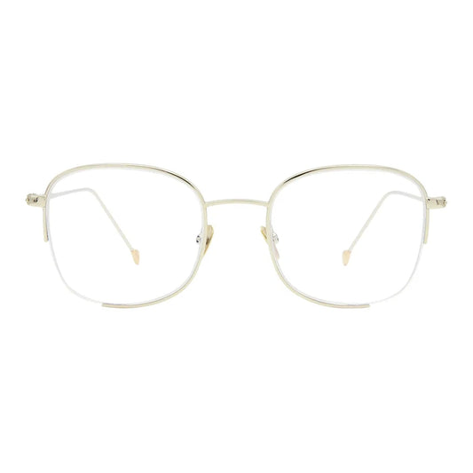 Lunettes de vue Nathalie Blanc Laura métal doré - vue de face
