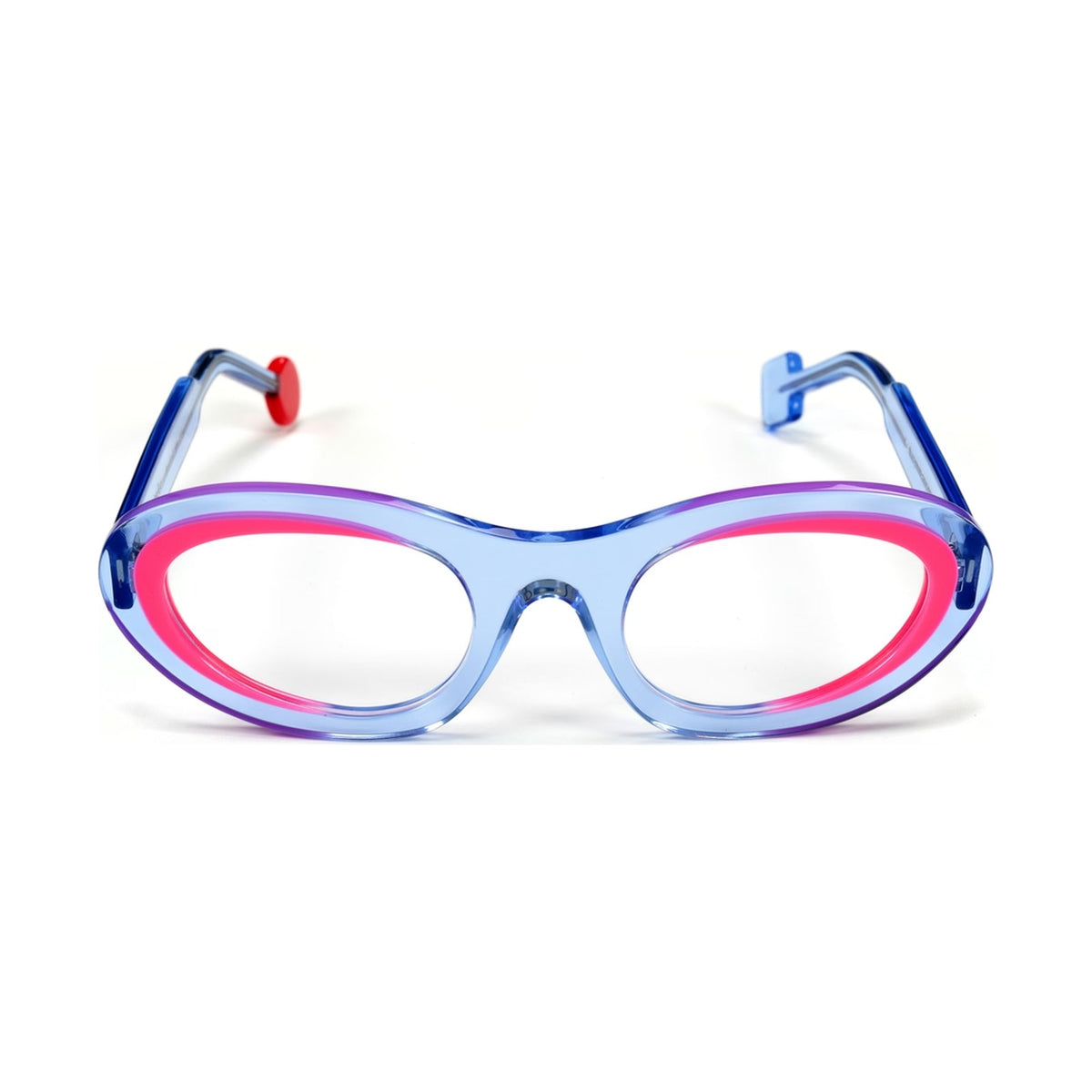 Sabine Be Be Love bleu clair rose fluo - vue de face