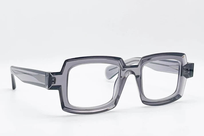 Lunettes de vue THEO Mille+82 acétate gris translucide