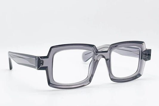 Lunettes de vue THEO Mille+82 acétate gris translucide