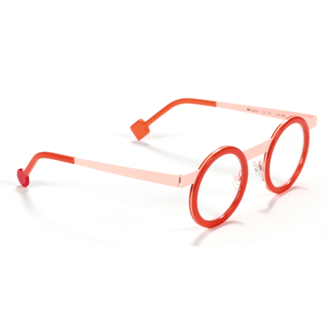 SABINE BE be gipsy Orange Brillant / Saumon Satin - Les Belles Lunettes